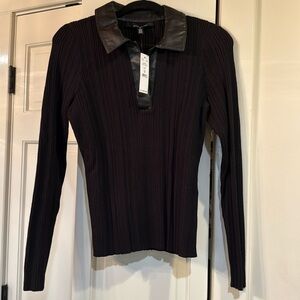 WHBM black sweater size Medium